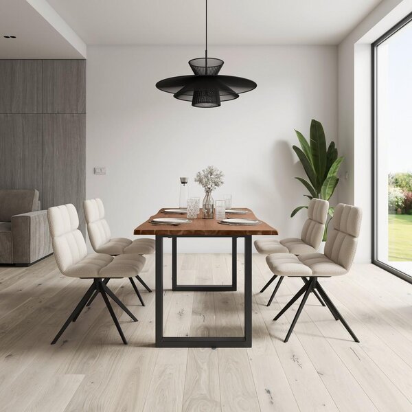 Bessagi Home Jedilna Miza Dale, Les Akacije, 180x90