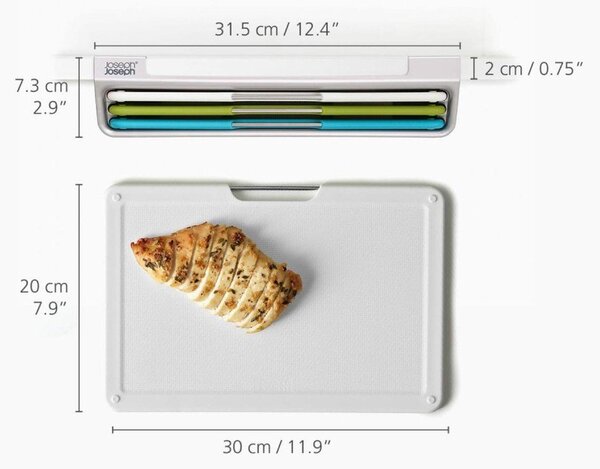 Deske 3 ks s stojalom 23x31,5 cm Folio Slim – Joseph Joseph
