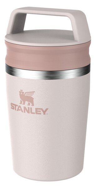 Svetlo rožnat termo lonček iz nerjavečega jekla 230 ml Café-To-Go Travel Mug Rose Quartz – Stanley