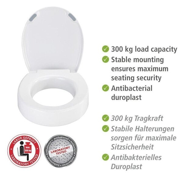 Bela straniščna školjka Wenko Secura Comfort