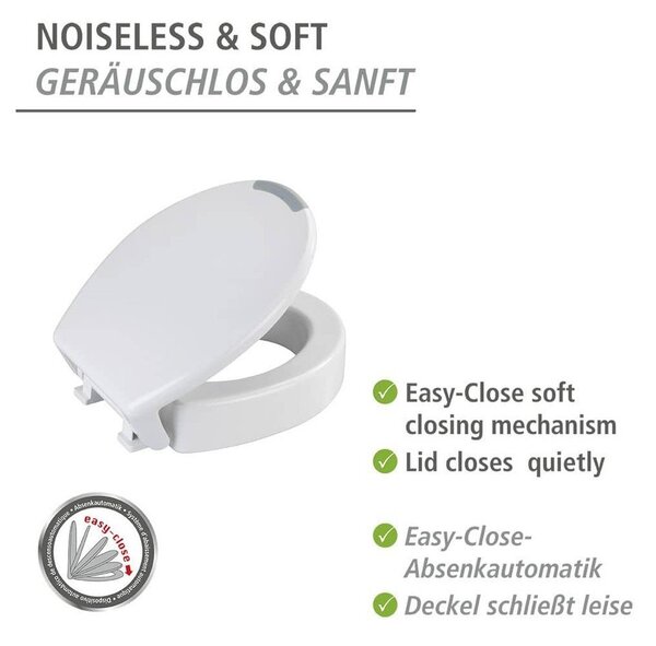 Bela straniščna školjka Wenko Secura Comfort