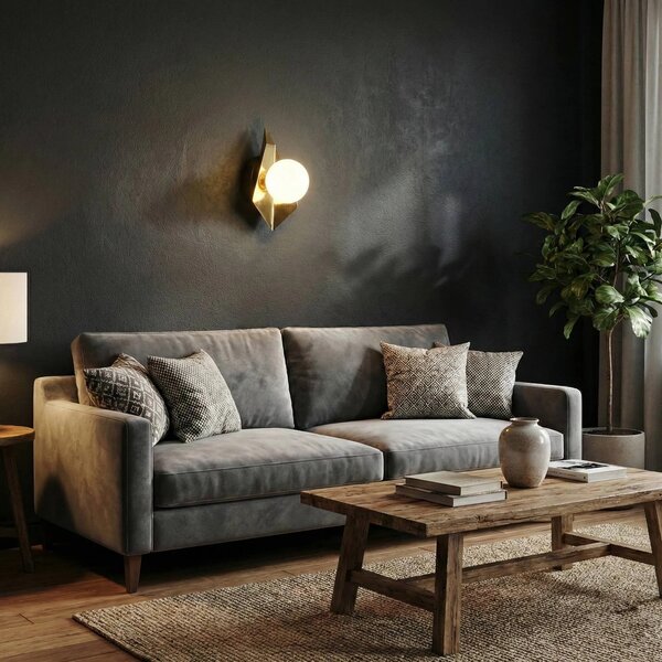 Stenska svetilka APP1411-W BLACK GOLD