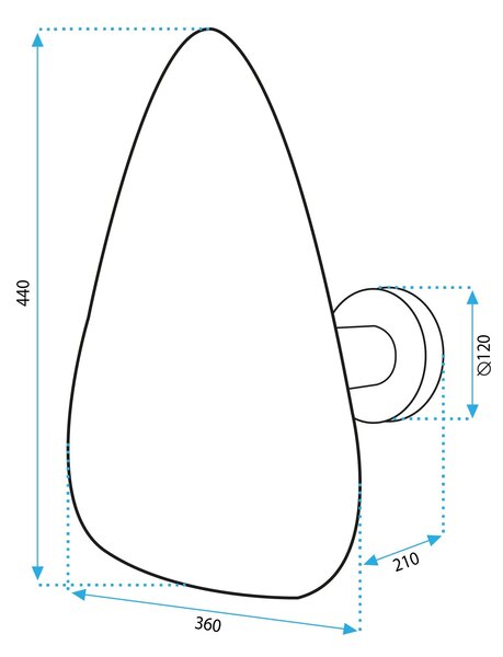 Stenska svetilka APP1423-1W