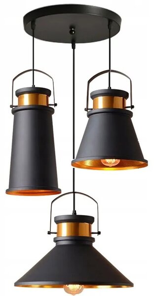 Stropna svetilka ASTI ABC Black