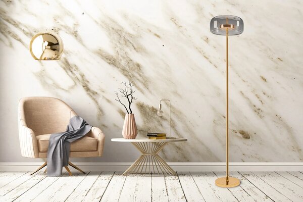 Talna svetilka LED APP749-1F Gold