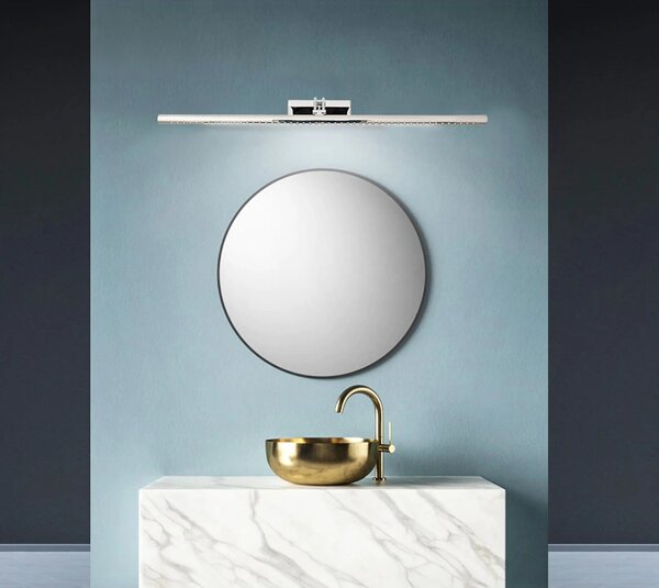 LED KOPALNICA STENSKA SVETILKA NAD OGLEDALOM 15W 106CM APP367-1W KROM