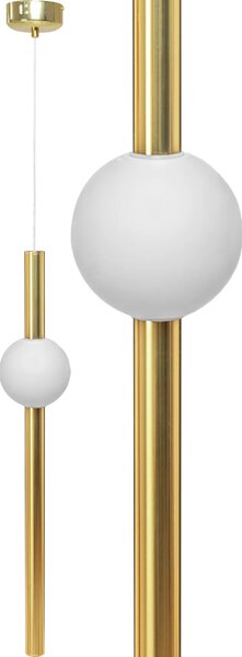 LED viseča dolga stropna svetilka APP475-CP Gold