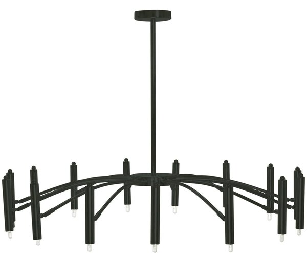Steklene krogle Stropna svetilka APP1196-15CP Black