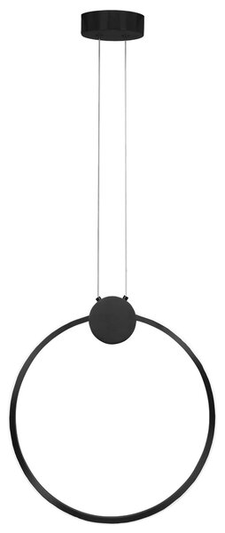 Stropna svetilka LED APP1395-CP BLACK 40cm