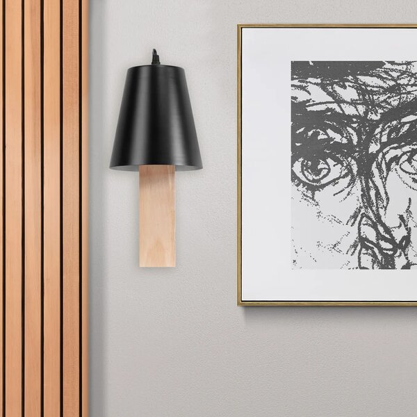 Stenska svetilka LOFT APP1279-1W BLACK