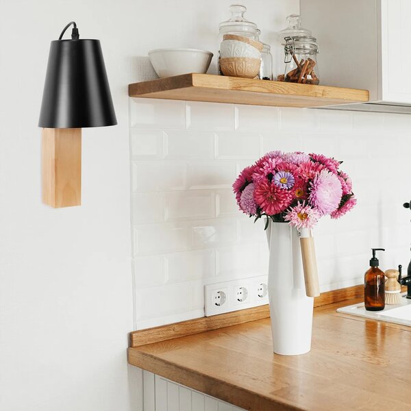 Stenska svetilka LOFT APP1279-1W BLACK
