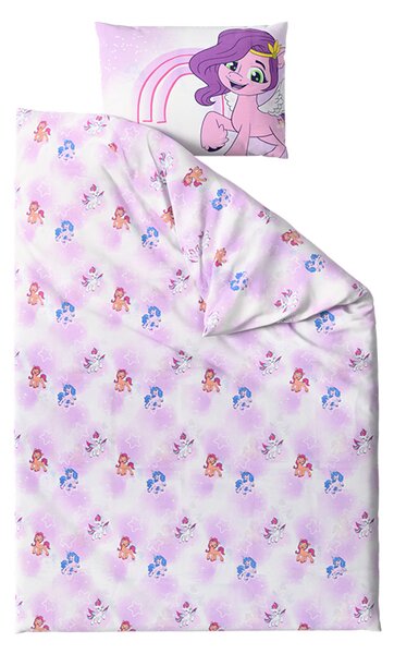 Otroška bombažna posteljnina MY LITTLE PONY STARS bela Dimenzije posteljnine: 60 x 70 cm | 140 x 200 cm