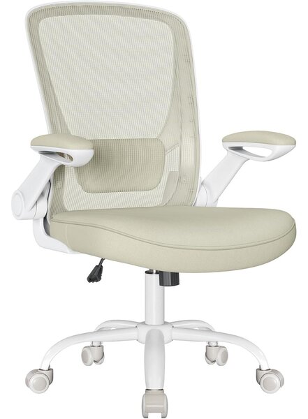 Ergonomska pisarniška stolica v barvi ovsenih kosmičev