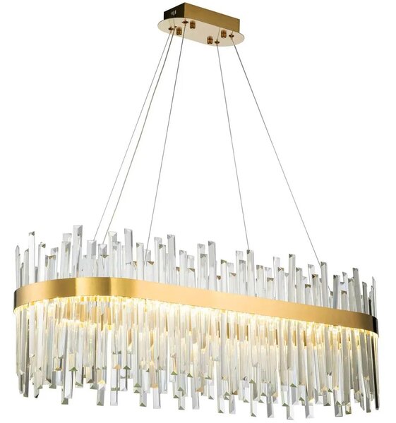 Kristalna stropna svetilka APP1513-CP80 Gold