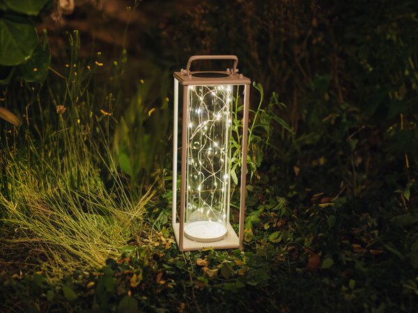 Solarna svetilka LANTERN WHITE bela