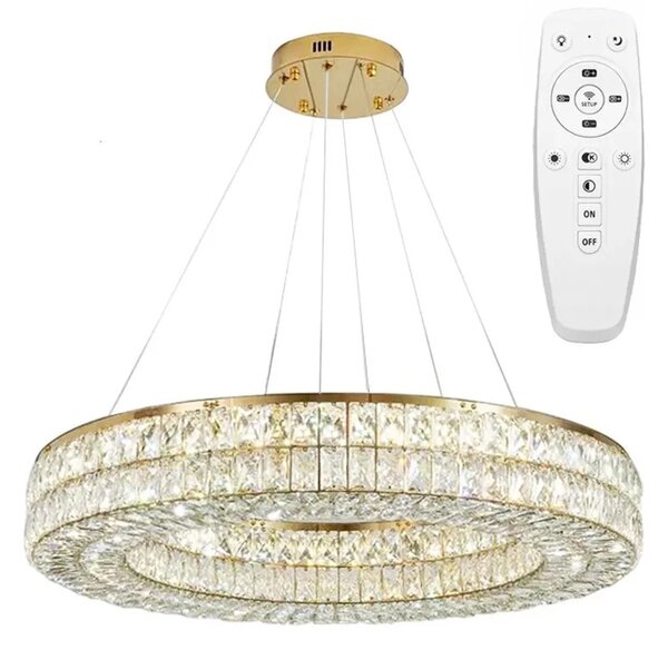 Viseča svetilka LED APP1568-CP Gold 60cm