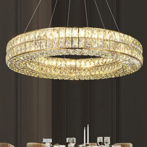 Viseča svetilka LED APP1568-CP Gold 60cm
