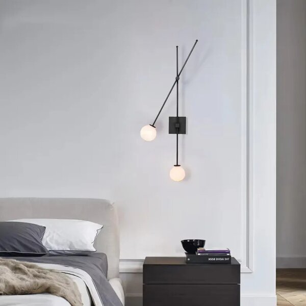 Stenska svetilka APP1595-2W black