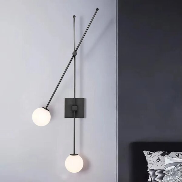 Stenska svetilka APP1595-2W black