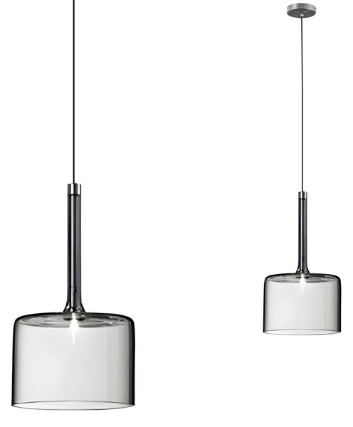 Steklena stropna svetilka APP1701-1CP GREY A