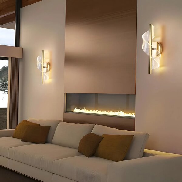 Stenska svetilka LED G032-W Gold