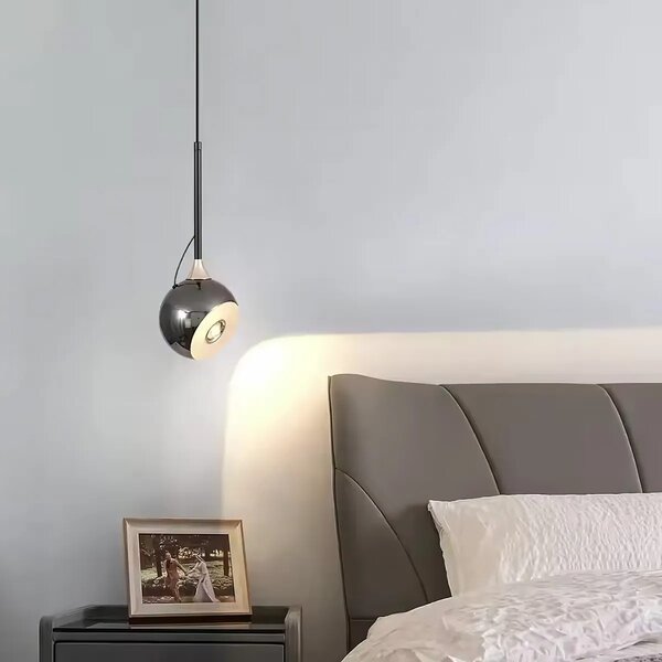 Viseča svetilka LED G087-1CP BLACK CHROME