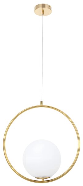 Steklena stropna svetilka G109-1W Gold