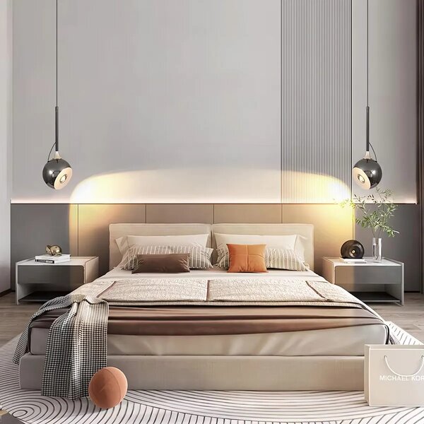 Viseča svetilka LED G087-1CP BLACK CHROME