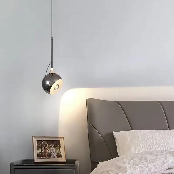 Viseča svetilka LED G087-1CP BLACK CHROME
