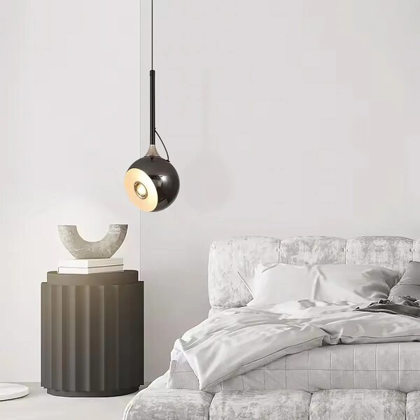 Viseča svetilka LED G087-1CP BLACK CHROME