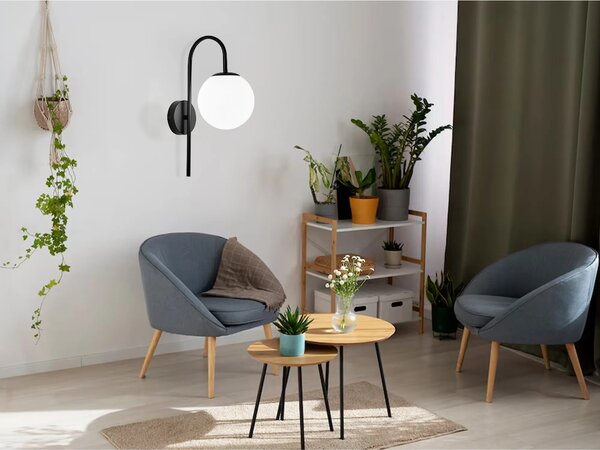 Stenska svetilka G090-1W BLACK