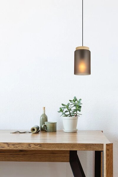 Viseča svetilka APP1810-1CP Frosted Grey