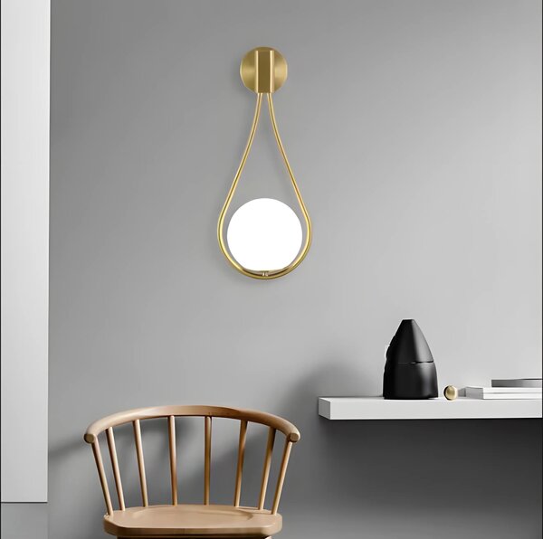 Stenska svetilka G094-1W GOLD WHITE