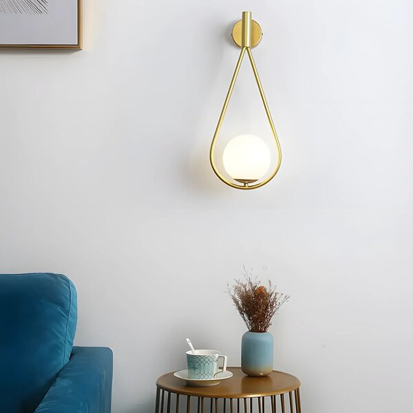 Stenska svetilka G094-1W GOLD WHITE