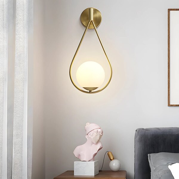 Stenska svetilka G094-1W GOLD WHITE