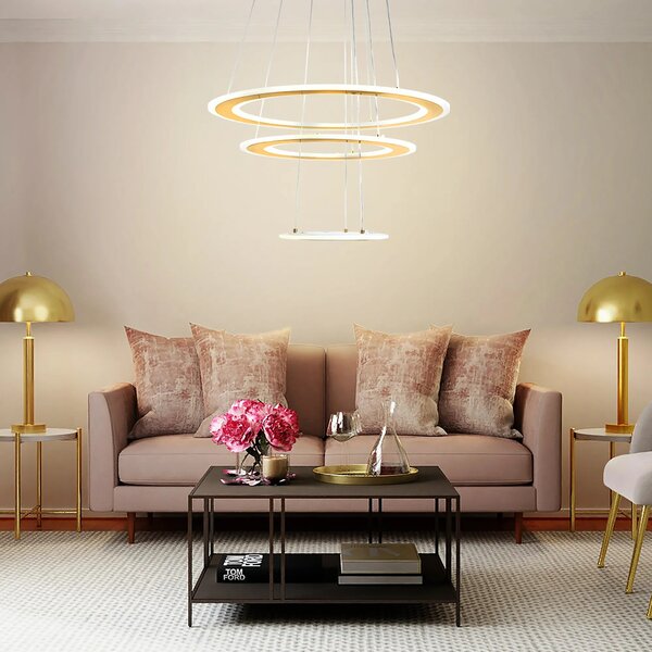 Viseča svetilka LED G041-3CP BRUSH GOLD