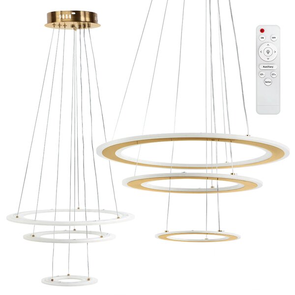 Viseča svetilka LED G041-3CP BRUSH GOLD