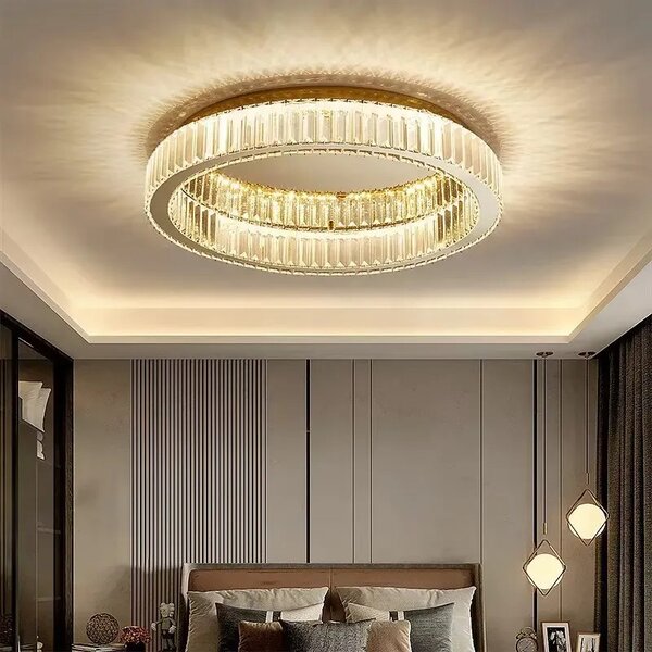 Kristalna svetilka plafond APP1719-C 40 cm Gold