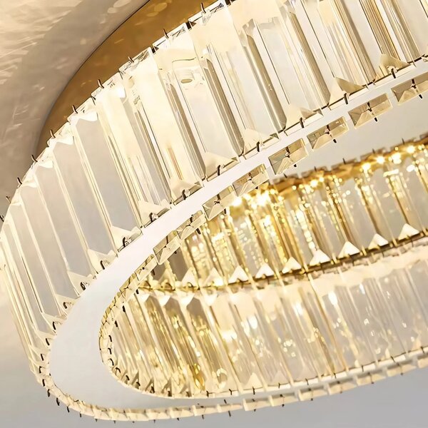 Kristalna svetilka plafond APP1719-C 40 cm Gold