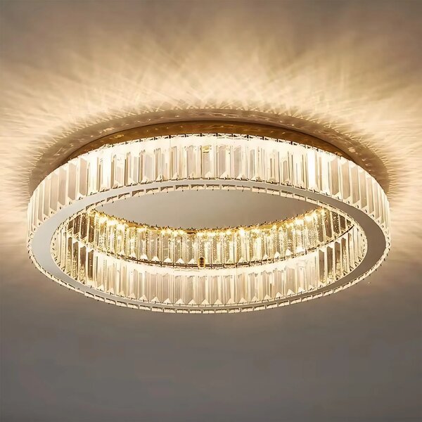 Kristalna svetilka plafond APP1719-C 40 cm Gold