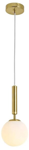 GLASS SPHERE PENDANT LAMP G108-1W GOLD E27