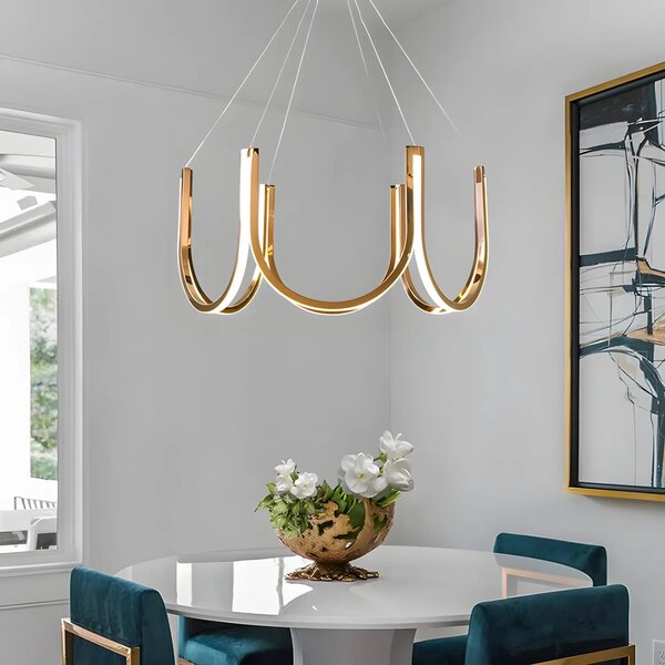 Viseča LED svetilka APP1749-CP Gold