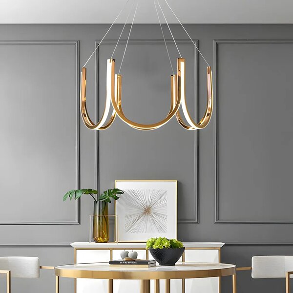 Viseča LED svetilka APP1749-CP Gold
