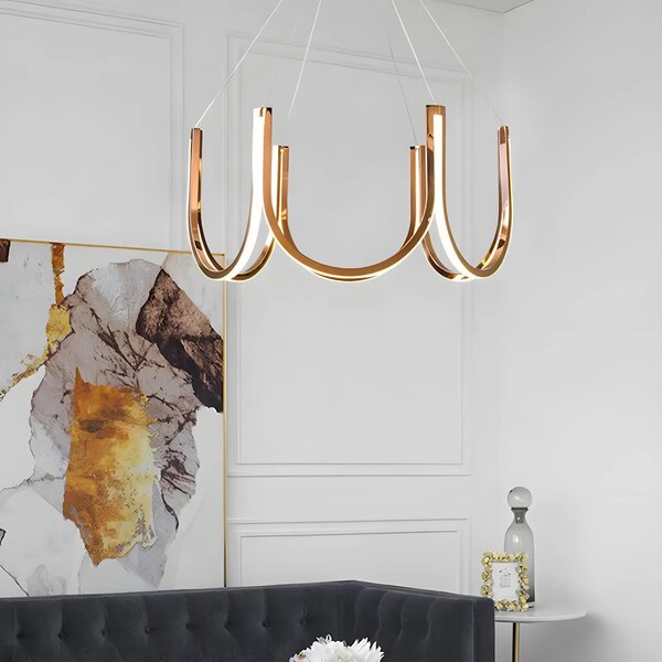 Viseča LED svetilka APP1749-CP Gold