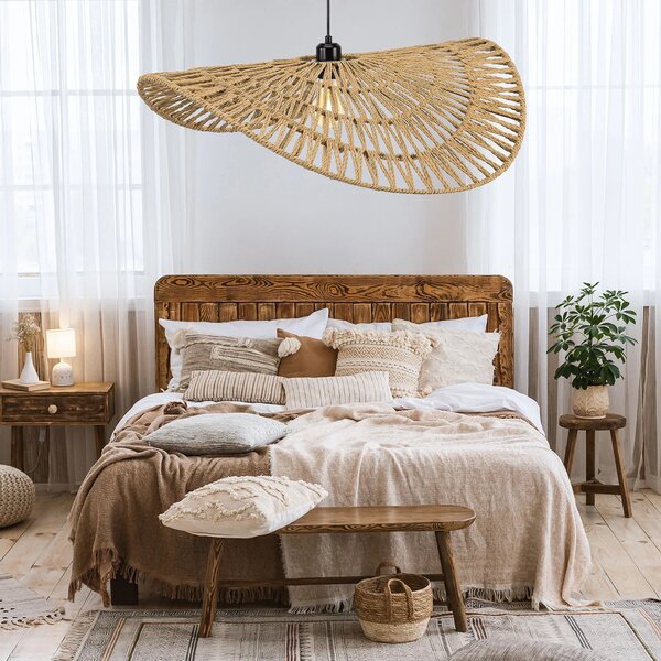NARAVNA BOHO OBESEK STROPNA SVETILKA APP1740-1CP 80CM