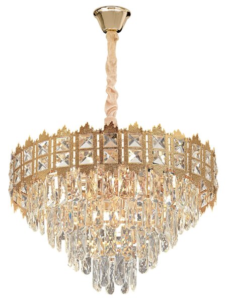 Obesna svetilka s kristali G049-CP 60CM