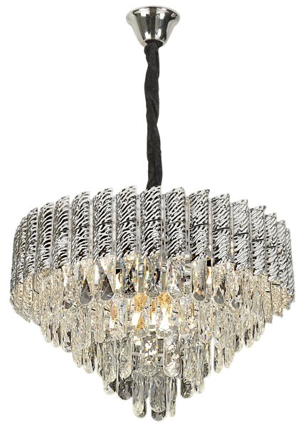 Obesna svetilka s kristali G055-CP 50cm CHROME