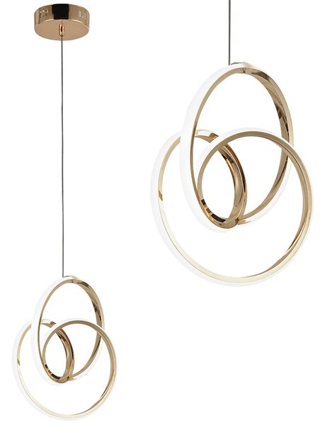Viseča LED svetilka G076-1CP Gold