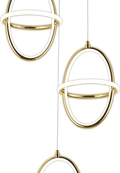 Viseča LED svetilka G064-3CPR Gold