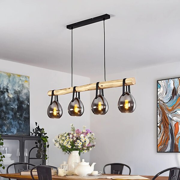 Stenska svetilka APP1775-4CP WOOD GREY